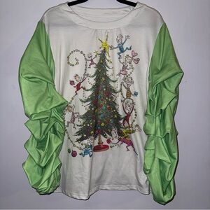Western feelings boutique women’s size XL grinch long sleeve shirt NEW but …